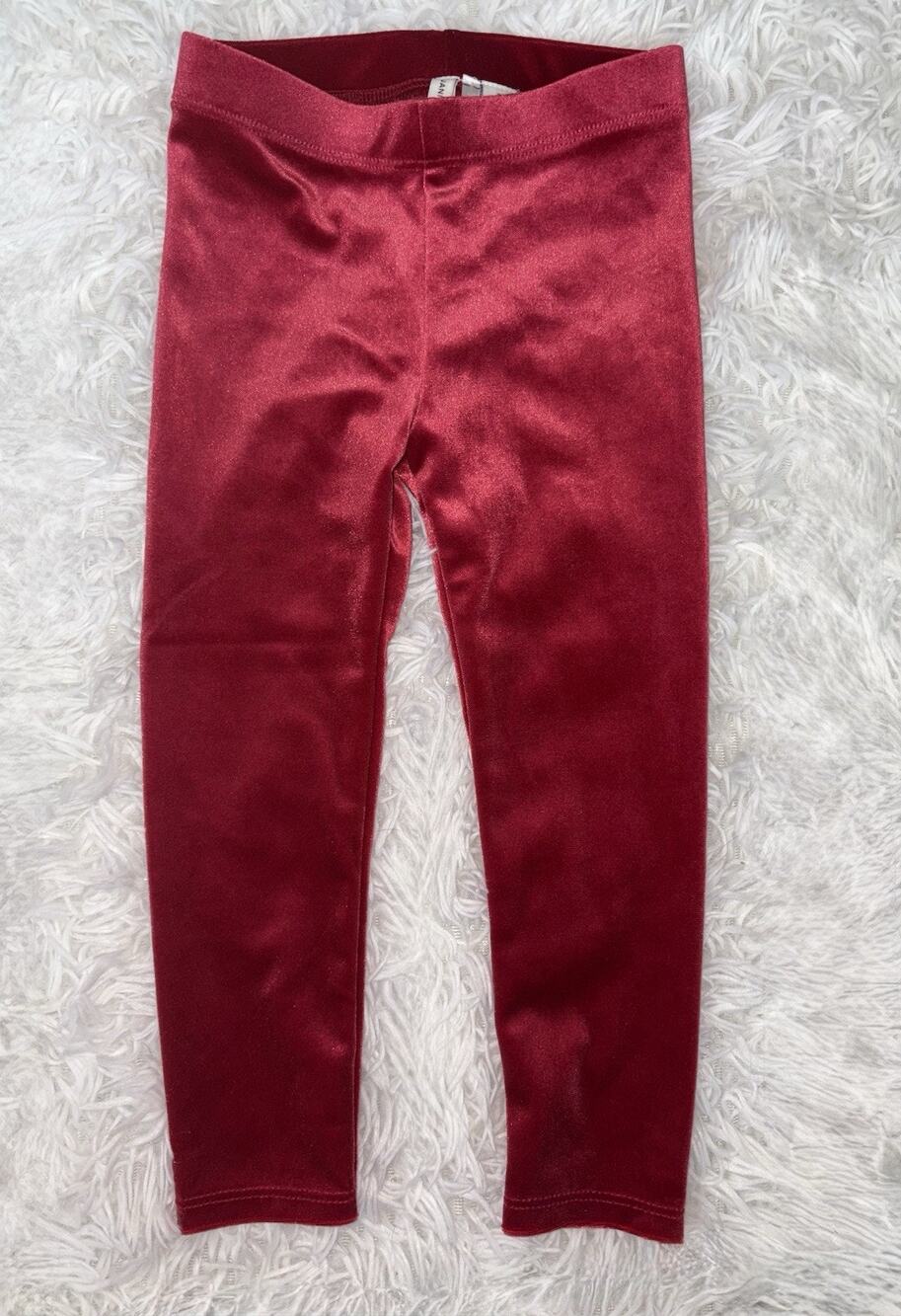 Janie & Jack 2T Deep Pink/red Pull On Pants. Grt. Shape, Exc. Quality